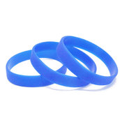 Силиконовый браслет синий (PMS 2935C) размер детский (160*12*2 мм)